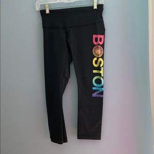Lululemon SOUL CYCLE boston crop leggings